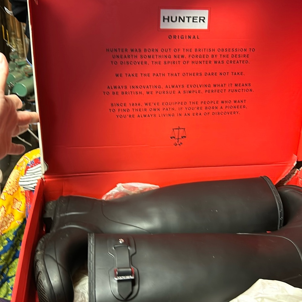 Hunter Original Rain boots EUC size 8 39